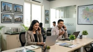 Contact real estate company in lucknow for property assistance
